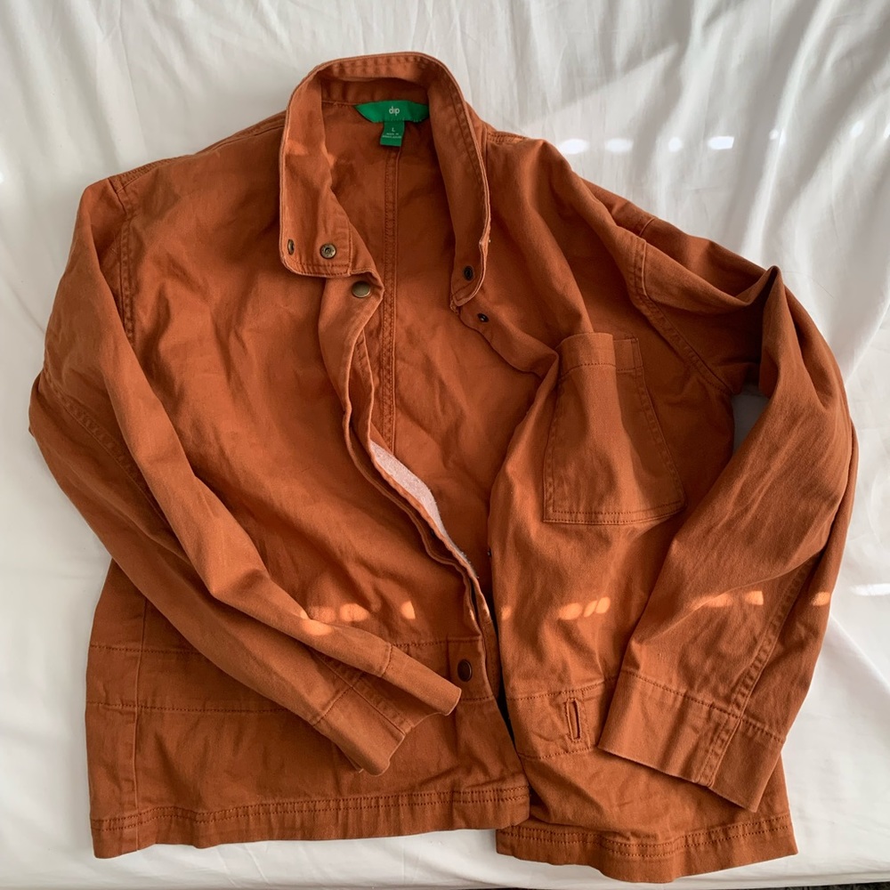 Orange brown jacket